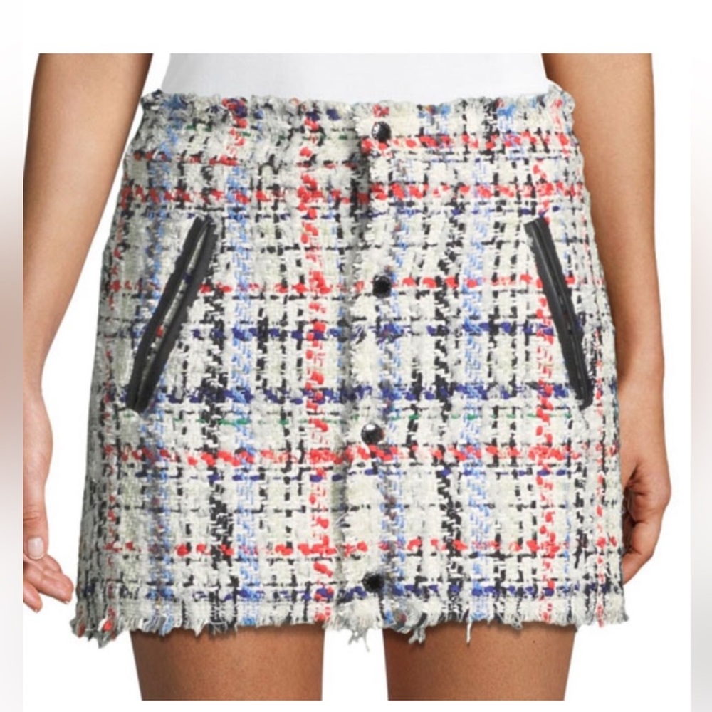 Rag and Bone Otis snap front skirt